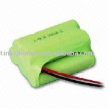 Rechargeable battery pack Ni-MH 5 pcs AA in series